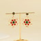 Pearl Zircon Stud Earrings For Women Exquisite Christmas Snowflake Jewelry Crystal Dangle Piercing 5