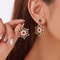 Pearl Zircon Stud Earrings For Women Exquisite Christmas Snowflake Jewelry Crystal Dangle Piercing 10