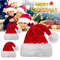 Xmas Long Plush Santa Hat Holiday Red Christmas Hat For Adults And Kids Unisex Party Supplies And F 3