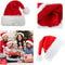 Santa Claus Red Short Plush Hat High Quality Christmas Xmas Soft Hat Merry Noel Decor Gift Happy Ne 3