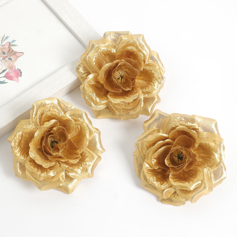 Fake Rose Flowers, Artificial Bulk Roses for Wedding Party, Home Room Halloween Thanksgiving Christmas Decor