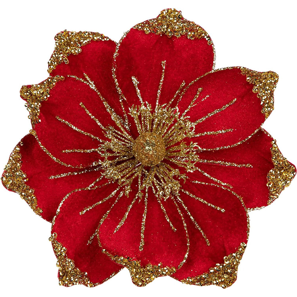 Christmas Flowers Bouquet, Velvet Artificial Magnolia, Home Room Decoration, Christmas Tree Ornaments, New Year Gift