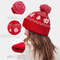 Winter Warm Color Knitted Cap Christmas Hat Snowman New Year Gift Xmas Party Warm Hat For Men And W 0