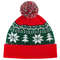 Winter Warm Color Knitted Cap Christmas Hat Snowman New Year Gift Xmas Party Warm Hat For Men And W 5