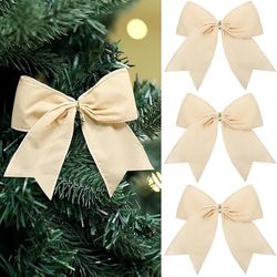 retro velvet bowknot, christmas velvet bow pendant, xmas tree hanging ornament, merry christmas decor, happy new year