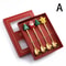 Stainless Steel Leeseph Spoons Christmas Pendant Coffee Spoon Tea Dessert Spoon Xmas Party Gift Set 6