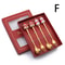 Stainless Steel Leeseph Spoons Christmas Pendant Coffee Spoon Tea Dessert Spoon Xmas Party Gift Set 9