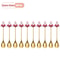 Stainless Steel Christmas Spoon Set Coffee Spoon Dessert Spoon Santa Claus Tableware Kitchen Utensi