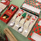 Stainless Steel Christmas Dinnerware, Tableware, Luxury Gift Box, Santa Cutlery, Dessert Fork, Coffee Spoon