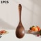 Salad Spoon and Fork, Wood Acacia Salad Servers, Long Handle Serving, Kitchen Scoop