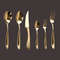 HighEnd Stainless Steel Cutlery Set Creative Restaurant And Hotel Tableware 6Pcs Steak Knife Fork A 6