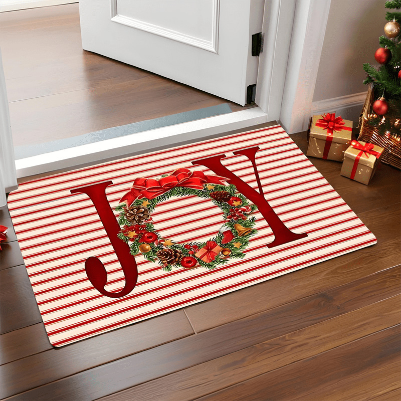 Merry Christmas Door Mat Santa Claus Carpet Outdoor Decorations For Home Navidad Xmas Ornament Holi 16