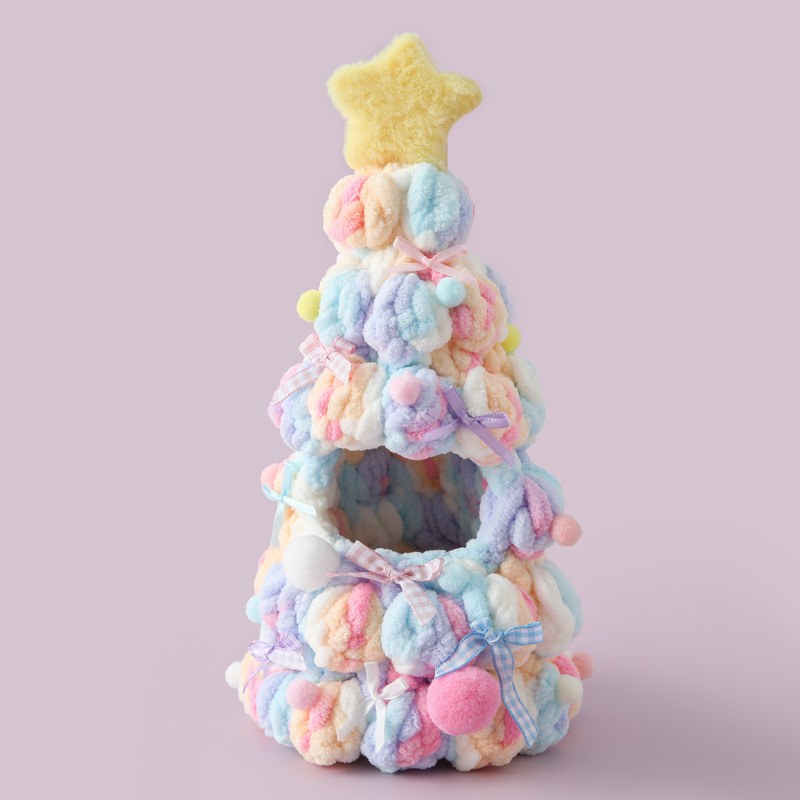 Labubu Doll Handmade Crochet Clothes Christmas Tree Outfit Seasonal Holiday Costume Doll Accessorie 4