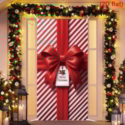 porch door banner, christmas hanging flag, ornaments, xmas gifts, christmas decorations for home, new year decor