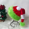 Long Plush Holiday Red Hat Splicing Christmas Santa Hat Unisex Festive New Year Party Supplies Gift 0