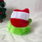 Long Plush Holiday Red Hat Splicing Christmas Santa Hat Unisex Festive New Year Party Supplies Gift 1