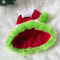 Long Plush Holiday Red Hat Splicing Christmas Santa Hat Unisex Festive New Year Party Supplies Gift 2