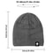 Thick Fleece Liner Beanie Winter Outdoor Warm Warm Knitted Winter Hat Unisex Warm Skull Hat 1