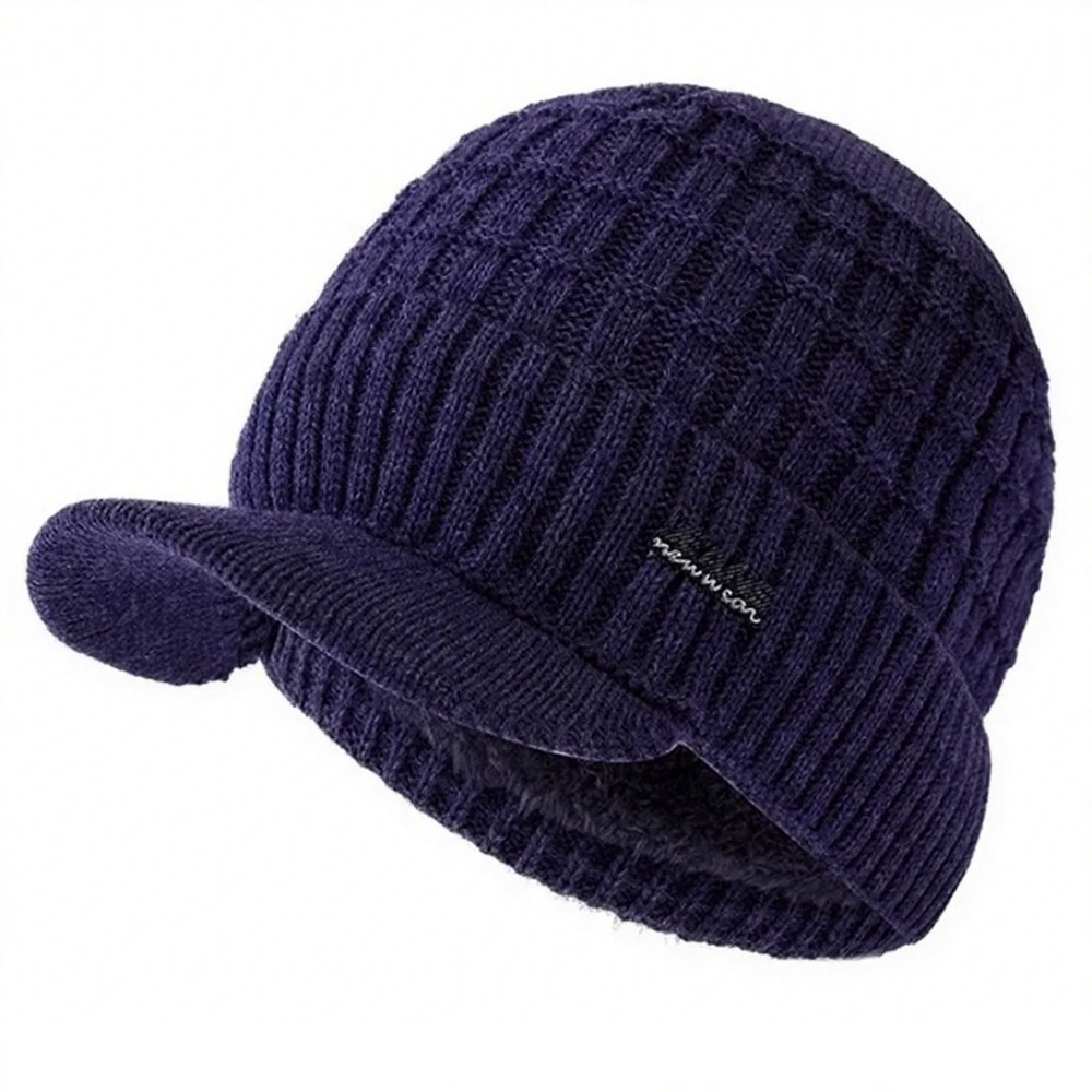 Stylish Soft Beanie Hat For Men Women New Style Unisex Winter Hat Outdoor Knitted Hat Plush Fleece 7