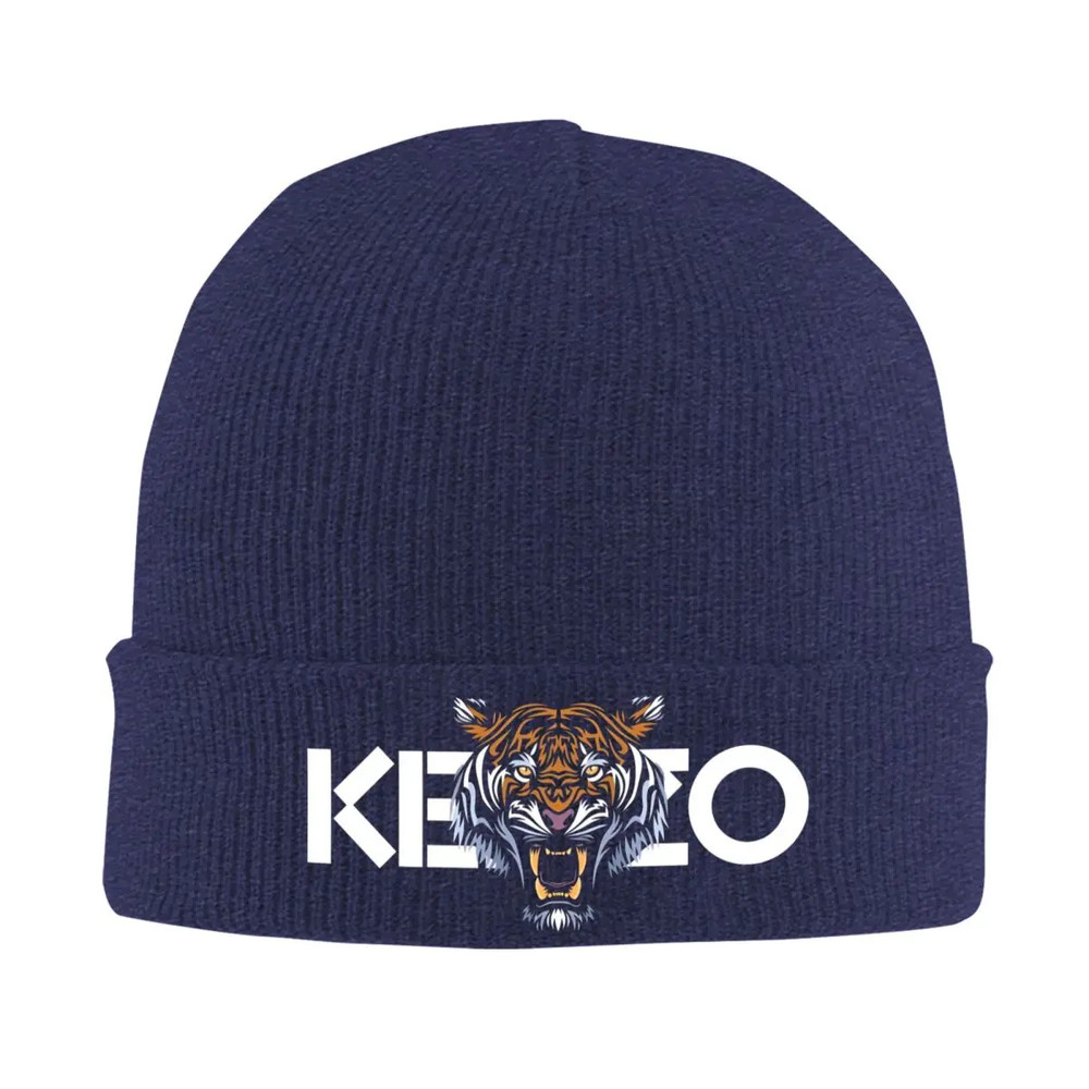 Tiger Print Fashion Caps, Luxury Brand Beanie Hats, Thermal Elastic Beanie Hats, Knitted Hat Autumn Winter Pattern, Fema
