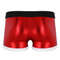Christmas Underwear Santa Claus Men Red Faux Leather Boxer Shorts Party Panties Costume Rave Male U 1