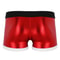 Christmas Underwear Santa Claus Men Red Faux Leather Boxer Shorts Party Panties Costume Rave Male U 1