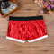Christmas Underwear Santa Claus Men Red Faux Leather Boxer Shorts Party Panties Costume Rave Male U 3