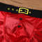 Christmas Underwear Santa Claus Men Red Faux Leather Boxer Shorts Party Panties Costume Rave Male U 4