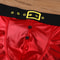 Christmas Underwear Santa Claus Men Red Faux Leather Boxer Shorts Party Panties Costume Rave Male U 4