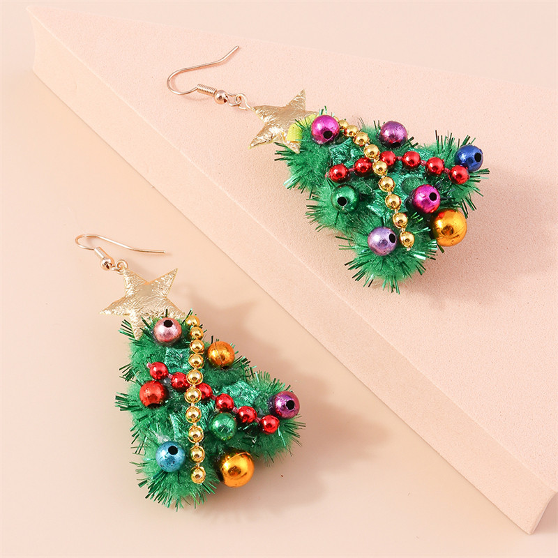 Merry Christmas Drop Earrings New Fashion Mix Styles Santa Deer Christmas Tree Dangle Earrings For 3