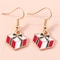 Merry Christmas Drop Earrings New Fashion Mix Styles Santa Deer Christmas Tree Dangle Earrings For 5