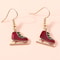 Merry Christmas Drop Earrings New Fashion Mix Styles Santa Deer Christmas Tree Dangle Earrings For 6