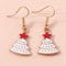 Merry Christmas Drop Earrings New Fashion Mix Styles Santa Deer Christmas Tree Dangle Earrings For 11