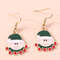 Merry Christmas Drop Earrings New Fashion Mix Styles Santa Deer Christmas Tree Dangle Earrings For 12