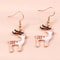 Merry Christmas Drop Earrings New Fashion Mix Styles Santa Deer Christmas Tree Dangle Earrings For 16