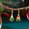 Cute Snowman, Colorful Crystal Zircon, Dangle Earrings For Women, Christmas Tree Snowflake Bow, Xmas New Year Party Gift