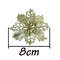 Artificial Christmas Tree Glitter Flower Decorations Xmas Ornaments New Year Gift 3