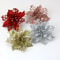 Artificial Christmas Tree Glitter Flower Decorations Xmas Ornaments New Year Gift 4
