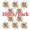 Artificial Christmas Tree Glitter Flower Decorations Xmas Ornaments New Year Gift 7