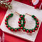 Women Jewelry Christmas Tree Bell Earrings Fashion Red Green Xmas Stud Wreath Star Bowknot Dangle D 5