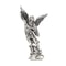 Zinc Alloy Crafts Christian Saint Michael Figurine Tabletop Desktop Archangel Defeating Satan Guard 6