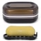 Bathroom Soap Holder Portable Container Box Travel Soap Dish Bamboo Storage Black Covered Double La 0