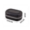 Bathroom Soap Holder Portable Container Box Travel Soap Dish Bamboo Storage Black Covered Double La 1