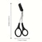 Precise Stainless Steel Eyebrow Scissors, Safe Trimming Makeup Tool, Eyebrow Comb for Perfect Shaping