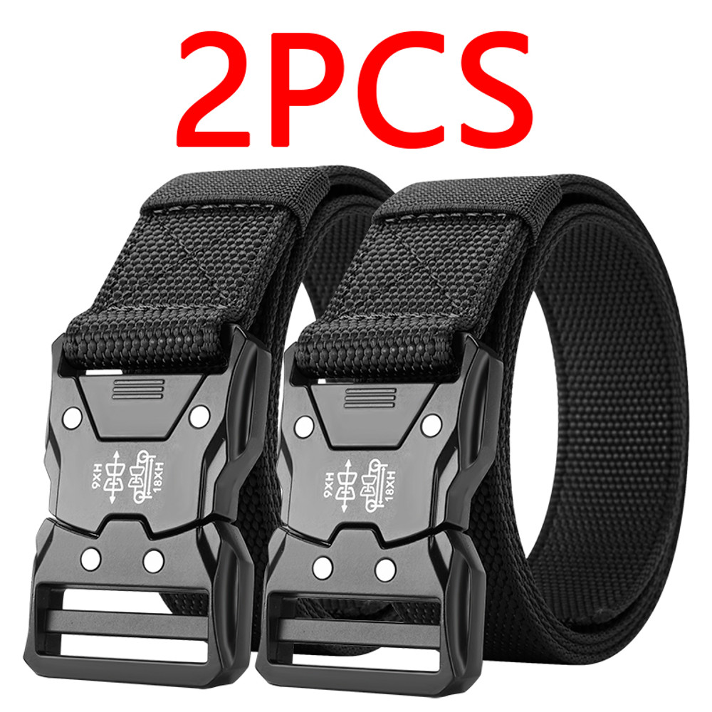 Durable Automatic Buckle Tactical Waist Belt Perfect For Outdoor Adventures Unisex Accessories For 0