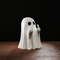 Small Halloween Decor for Home, Cute Middle Finger Ghost Statue, Centerpiece for Coffee Table, Adorable Horror Figure