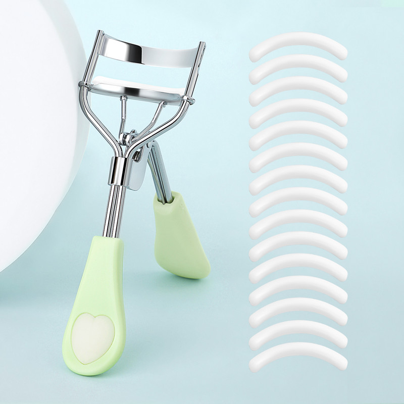 Eyelash Curler, Portable Stainless Steel, Silicone Pads, Eyelash Extension Tools, Curling Curler