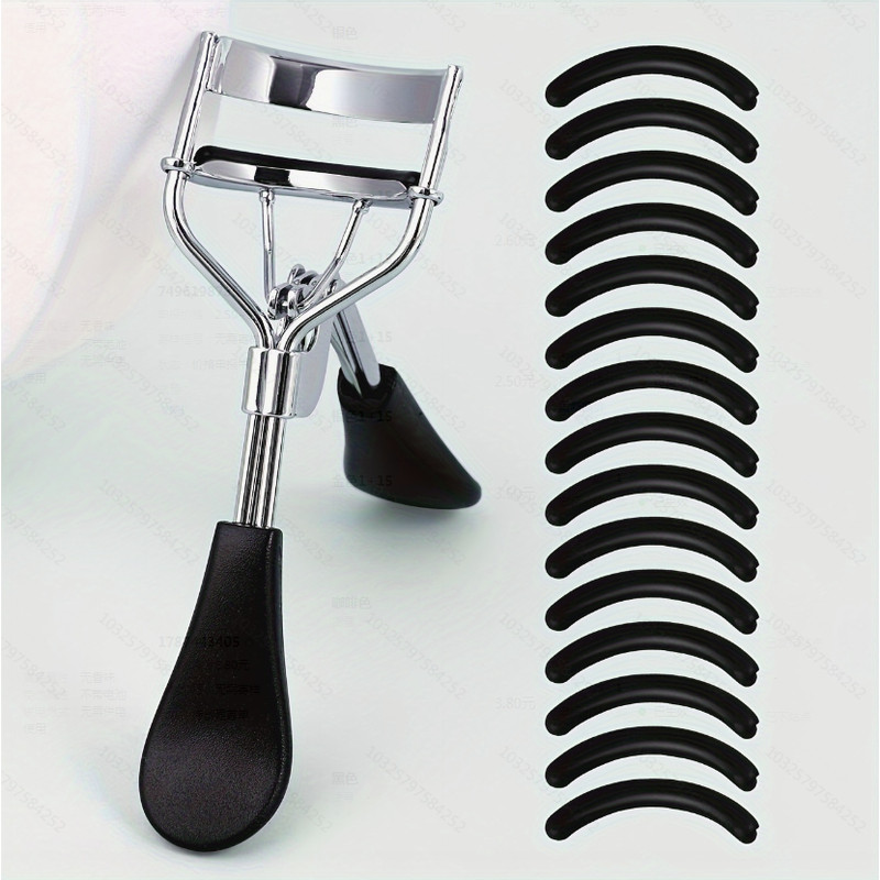 Eyelash Curler, Portable Stainless Steel, Silicone Pads, Eyelash Extension Tools, Curling Curler