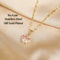 Pink Romantic Cute Necklace Stainless Steel Pendant For Women Korean Fashion Sexy Clavicle Chain Je 1