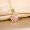 Pink Romantic Cute Necklace Stainless Steel Pendant For Women Korean Fashion Sexy Clavicle Chain Je 4